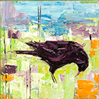 Crow-Study-1-(Crow-Looking-Right)-12X12