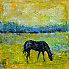 Grazing_on_the_Foothills_18x18